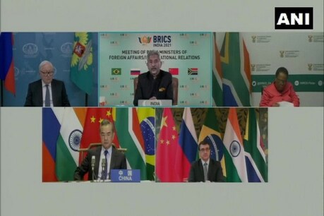 ब्रिक्स देशों के विदेश मंत्रियों की बैठक में चीन ने भारत को मदद देने की बात कही. (ANI/1 June, 2021)