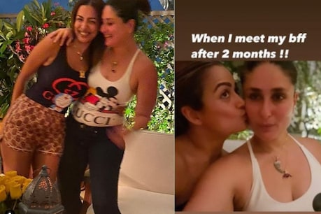 Kareena Kapoor Khan was happy to meet friends after a long time. (Photo Credits: kareenakapoorkhan/Instagram)
