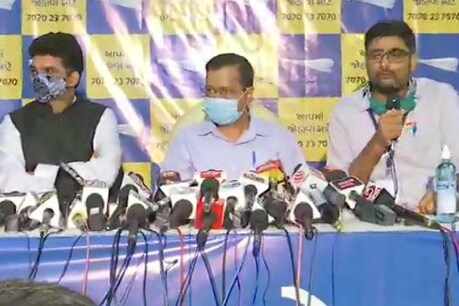 अरविंद केजरीवाल ने की घोषणा. (Pic- ANI)