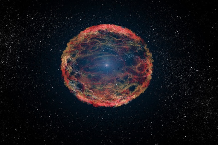 Betelgeuse the dimming star space