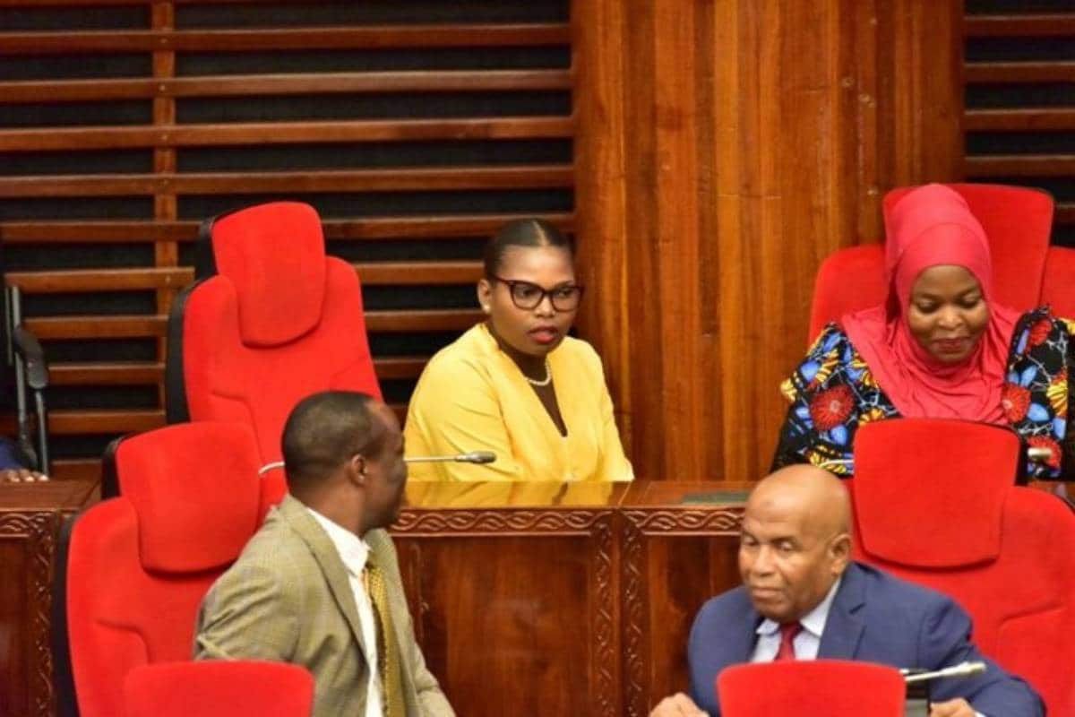 Condester Sichwale, dress controversy, Condester Sichwale images, tight pants of mp, Condester Sichwale remove from parliament, Tanzania, Tanzania Parliament, controversy over tight pants