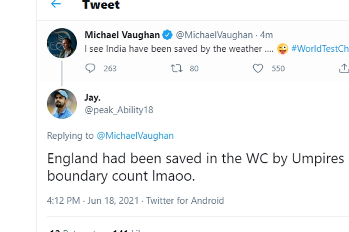 vaughan trolled