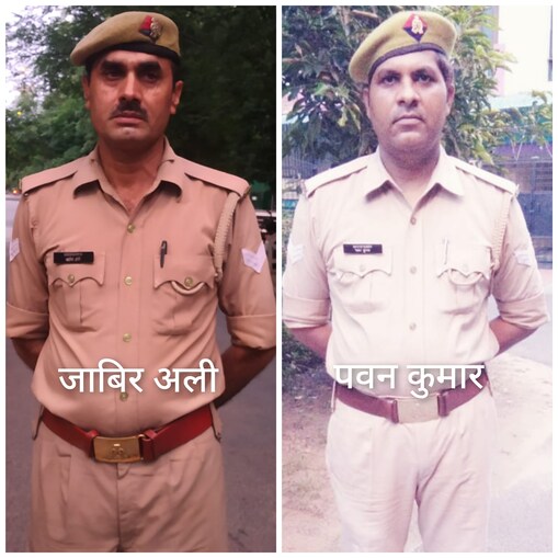 नोएडा:-उत्तर प्रदेश पुलिस के इन दो पुलिसकर्मियों ने फर्ज निभाने के लिए मौत के मुंह में लगाई छलांग नोएडा:-उत्तर प्रदेश पुलिस के इन दो पुलिसकर्मियों ने फर्ज निभाने के लिए मौत के मुंह में लगाई छलांग