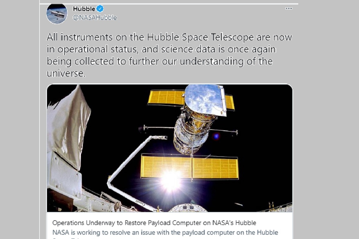 Space, NASA, ESA, Hubble, Hubble Space Telescope, HST, Computer Problem, Payload computer, CPU Problem, Payload computer Glitch