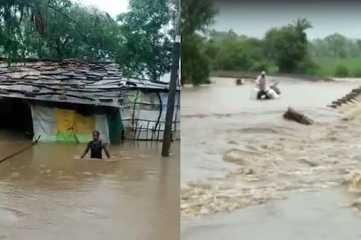 Heavy Rain: एमपी में जानिए कहां कितना गिरा पानी, आफत की हो रही बारिश। mp news heavy rain rough weather in state ratlam received 120 mm water– News18 Hindi