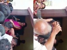 वैक्सीनेशन सेंटर पर उमड़ी भीड़ पर ANM ने जमकर चलाये चप्पल, मची भगदड़
