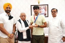 नीरज चोपड़ा ने CM खट्टर से की मुलाकात, कहा-अब विश्व चैंपियनशिप में लाऊंगा मेडल