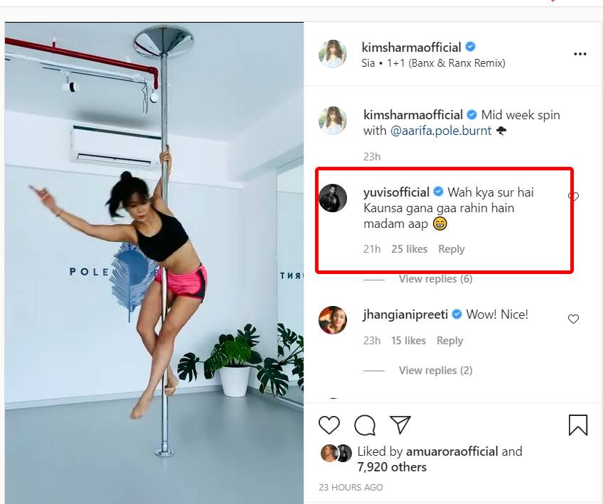 Kim Sharma, Yuvraj Singh,