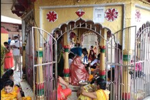 सावन के दूसरे सोमवार पर जलाभिषेक के लिए मनकामेश्वर मंदिर में उमड़ी भीड़