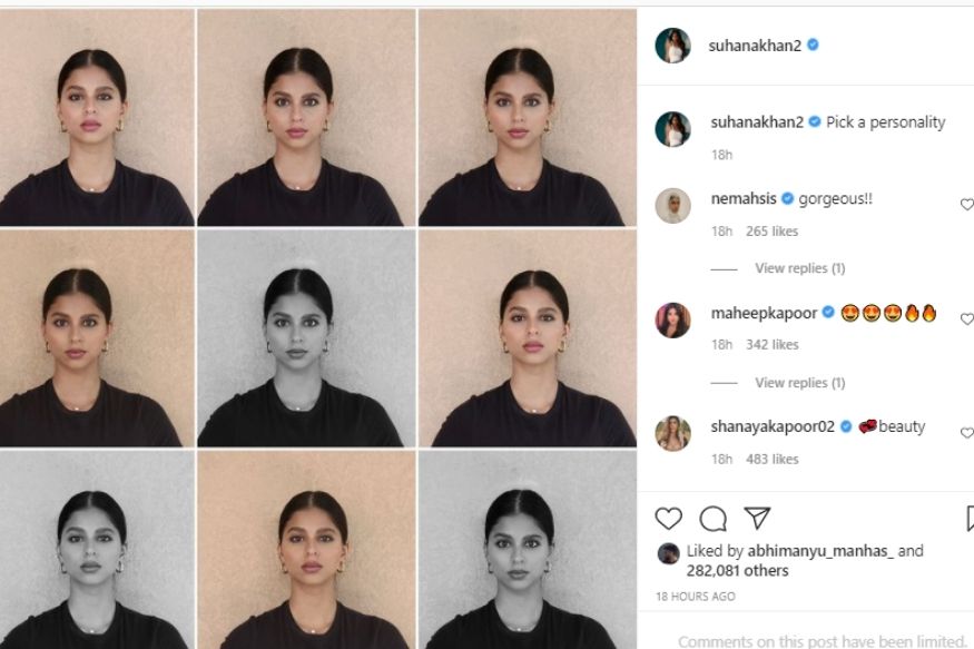 Suhana Khan, Shah Rukh Khan, Gauri Khan, Shah Rukh Khan and Gauri Khan daughter, Suhana Khan asks fans to pick a personality, Suhana Khan shares snapshots of her moods, सुहाना खान