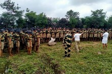 BSF का कमाल:जवानों ने ट्रेंचिंग ग्राउंड में 1 दिन में लगाए सागौन के 24200 पौधे