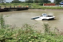 नहर में गिरकर कई किलोमीटर तक तैरी कार, फिर ऐसे बची चालक की जान