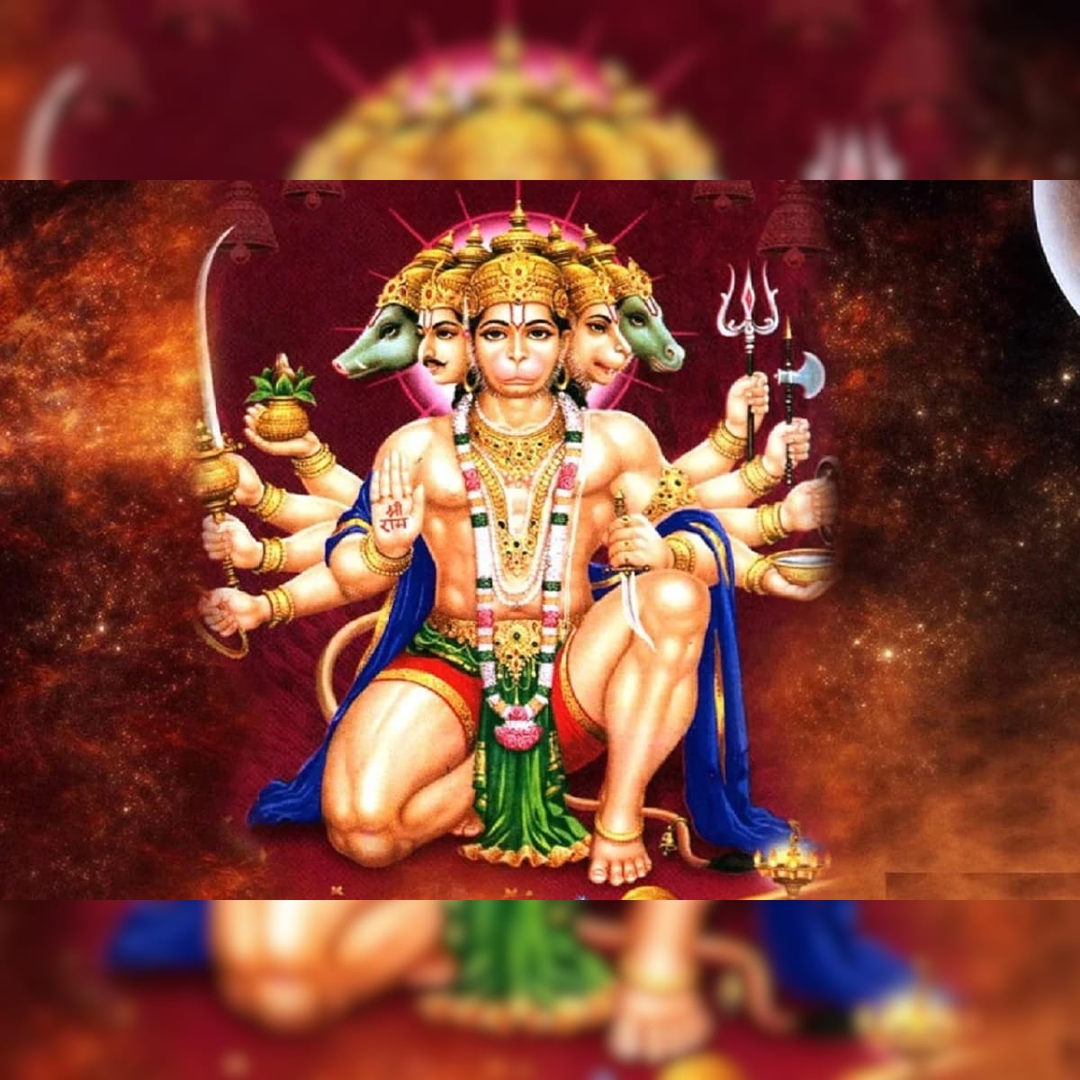 story of panchmukhi hanuman know how to worship him pur – News18 ...