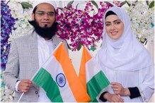 सना ने स्वतंत्रता दिवस पर पति के साथ भारत का झंडा लहराकर जीता भारतीयों का दिल