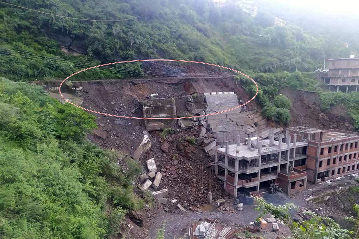 Weather in Himachal landslide in kinnaur shimla bilaspur highway still not opened hpvk 1 Weather in Himachal landslide in kinnaur shimla bilaspur highway still not opened hpvk
