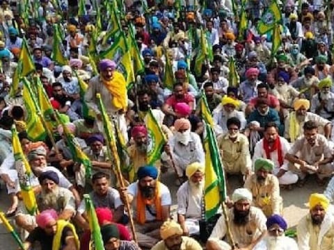 बीते साल नवंबर से ही किसान विरोध प्रदर्शन कर रहे हैं. इनमें से अधिकांश किसान हरियाणा, पंजाब और राजस्थान के हैं. (pic- news18)