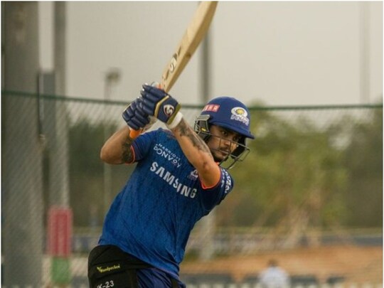 IPL 2021: ईशान किशन यूएई में खेले 3 मैच में कुल मिलाकर सिर्फ 34 रन बना सके. (Mumbai Indians Instagram)