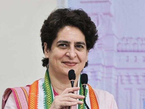कांग्रेस नेता प्रियंका गांधी आज वाराणसी में किसान न्याय रैली को करेंगी संबोधित . (फाइल फोटो)
