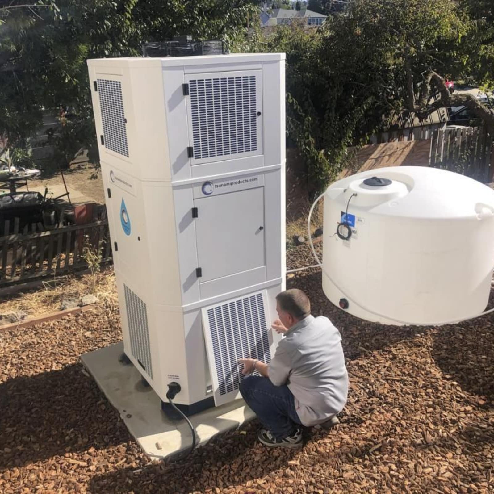 Make water from air machine Drought in California