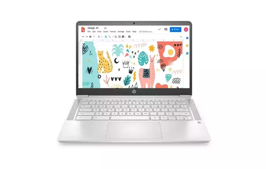 HP Chromebook '14a-na0003TU' लैपटॉप: 27,490 रुपये में उपलब्ध है: इस लैपटॉप में 14-इंच का HD रेडी टच स्क्रीन डिस्प्ले मिलता है. ये 4जीबी रैम और क्रोम OS पर काम करता है, और इसमें 64GB की स्टोरेज दी गई है.