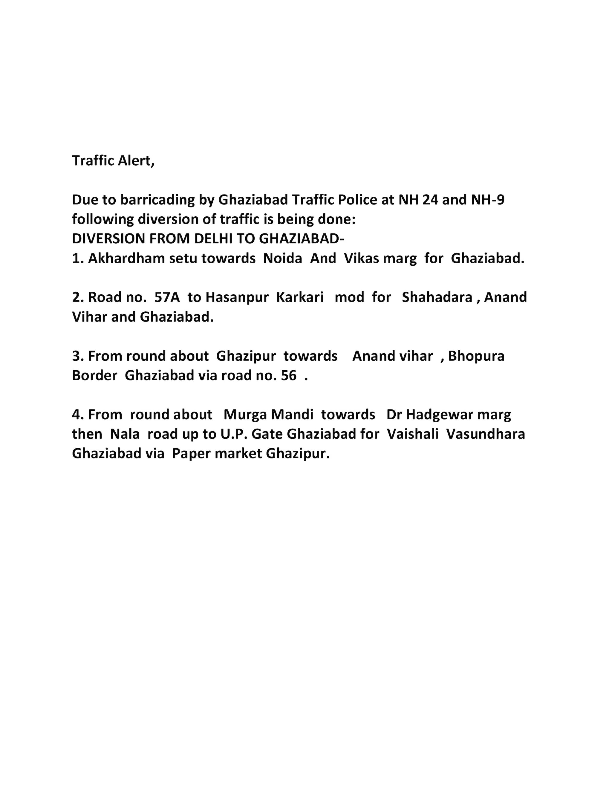 Delhi Traffic Police, Ghaziabad Police, Noida Police, Traffic Jam, Delhi NCR, ट्रैफिक पुलिस