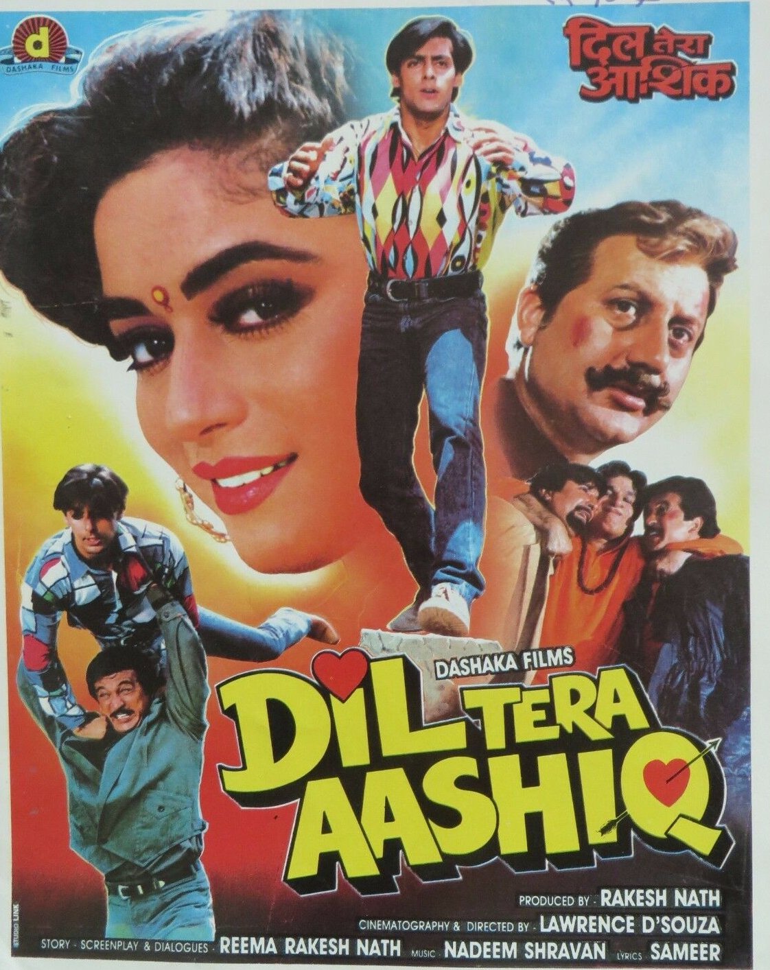 dil tera aashiq, salman khan,madhuri dixit