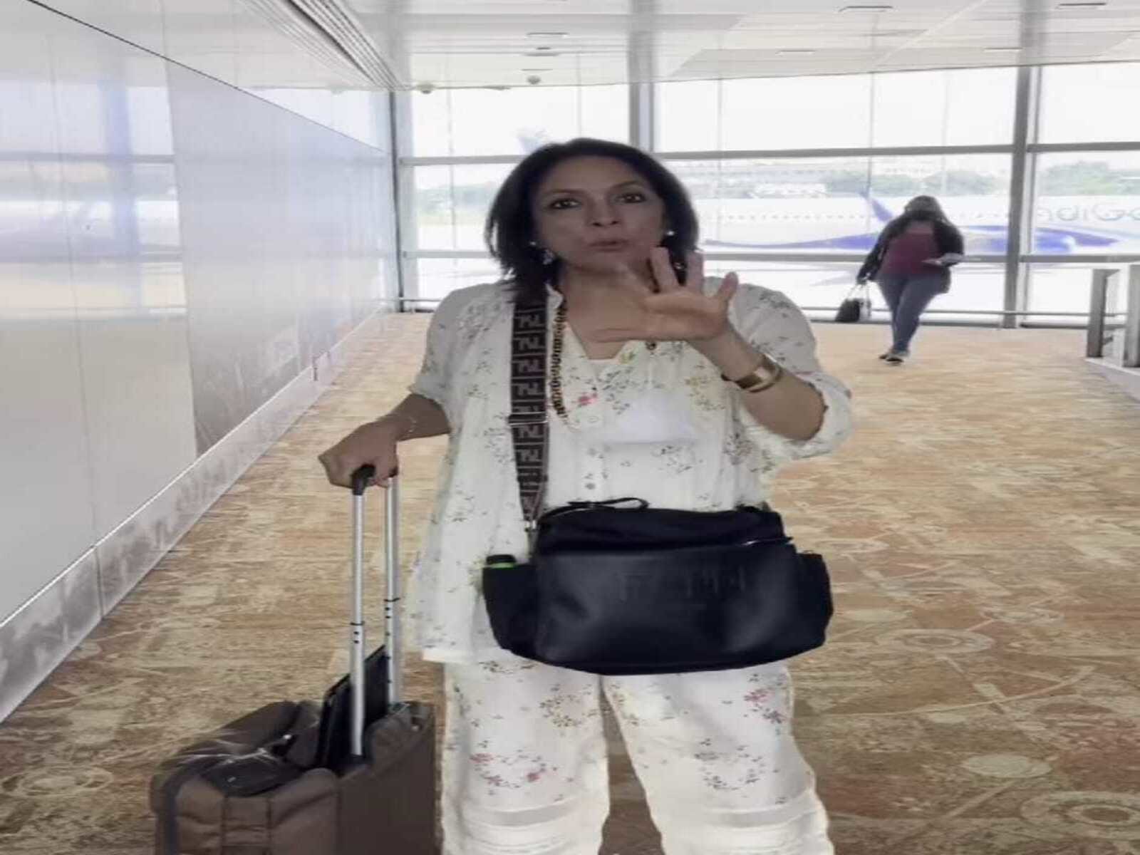 नीना गुप्ता को हुई एयपोर्ट पर परेशानी (फोटो साभार- instagram/@neena_gupta)