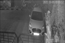 पंचकूला: स्विफ्ट कार से आए चोरों ने टोयोटा फॉर्च्यूनर चुराई, CCTV में कैद हुई वारदात