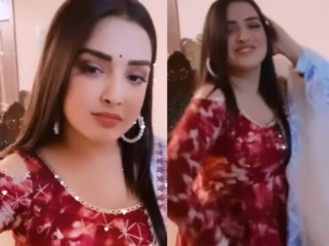 भोजपुरी एक्ट्रेस (Bhojpuri Actress) आम्रपाली दुबे (Amrapali Dubey) का निरहुआ के गाने 'ए राजा हमके बनारस घुमाई दा' (Ae Raja Hamke Banaras ghumayi da) पर डांस वीडियो वायरल