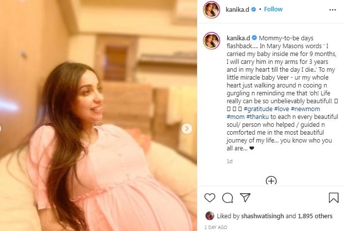 Kanika Dhillon, Kanika Dhillon became mother, Kanika Dhillon baby boy Veer, Himanshu Sharma, Kanika Dhillon and Himanshu Sharma became parents, Kanika Dhillon Baby Photos, कनिका ढिल्लों, हिमांशु शर्मा