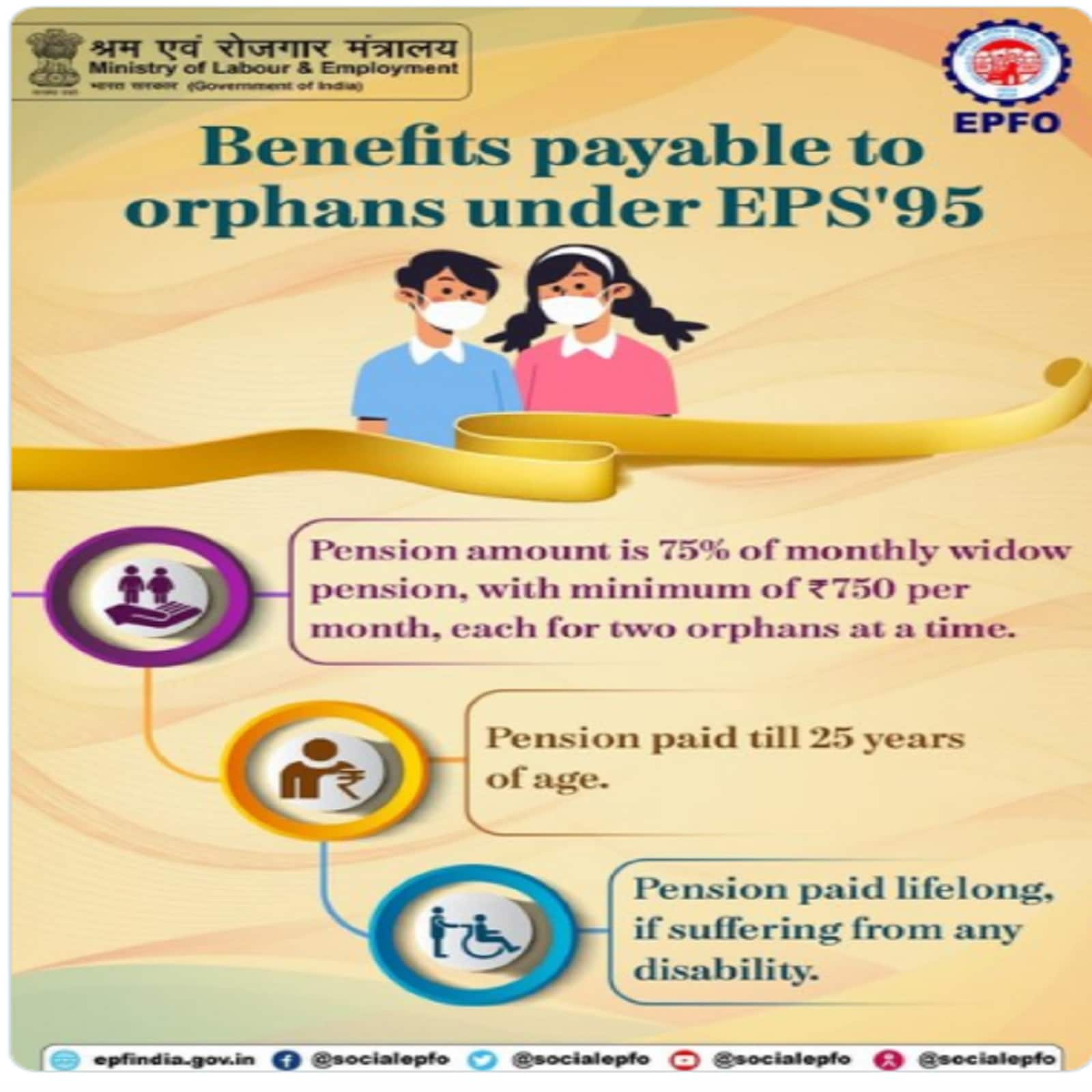 Orphan children also get pension under EPS 95 EPFO ​​told how long will they continue to get the benefits achs