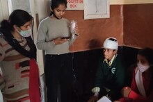 हिमाचल: नाहन में सरकारी स्कूल की पुलिया का टूटा स्लैब, 10 फुट नीचे गिरे 5 छात्र, छात्रा की टांग में फ्रैक्चर