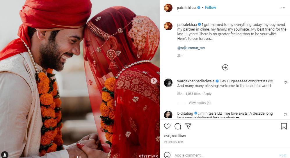 Rajkummar Rao, Patralekhaa, Rajkummar Rao and Patralekhaa Marriage Photos, Rajkummar Rao wedding, Rajkummar Rao wedding celebration, Rajkummar Rao marriage Photos, राजकुमार राव, राजकुमार राव और पत्रलेखा की शादी