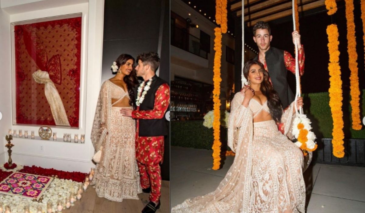 Priyanka Chopra, Nick Jonas, Diwali 2021, priyanka chopra nick jonas wedding gathbandhan, प्रियंका चोपड़ा, निक जोनास, प्रियंका निक गठबंधन, priyanka nick gathbandhan, bollywood news, bollywood news in hindi