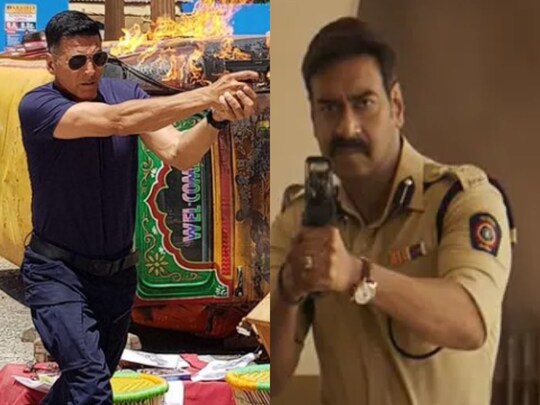'सिंघम 3' बनकरअजय देवगन लौट सकते हैं. (फोटो साभार: akshaykumar/Instagram)
