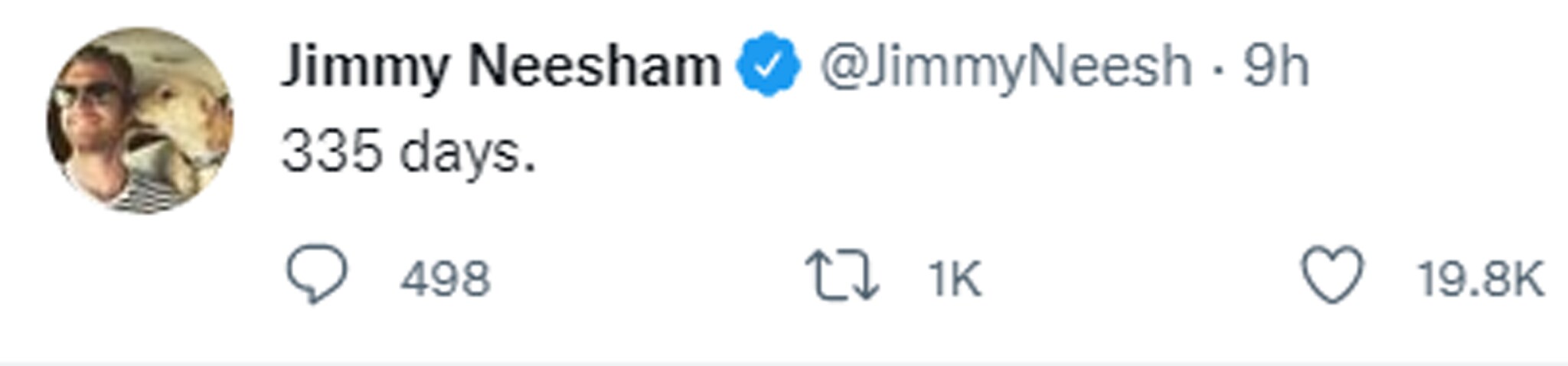 Jimmy neesham tweet