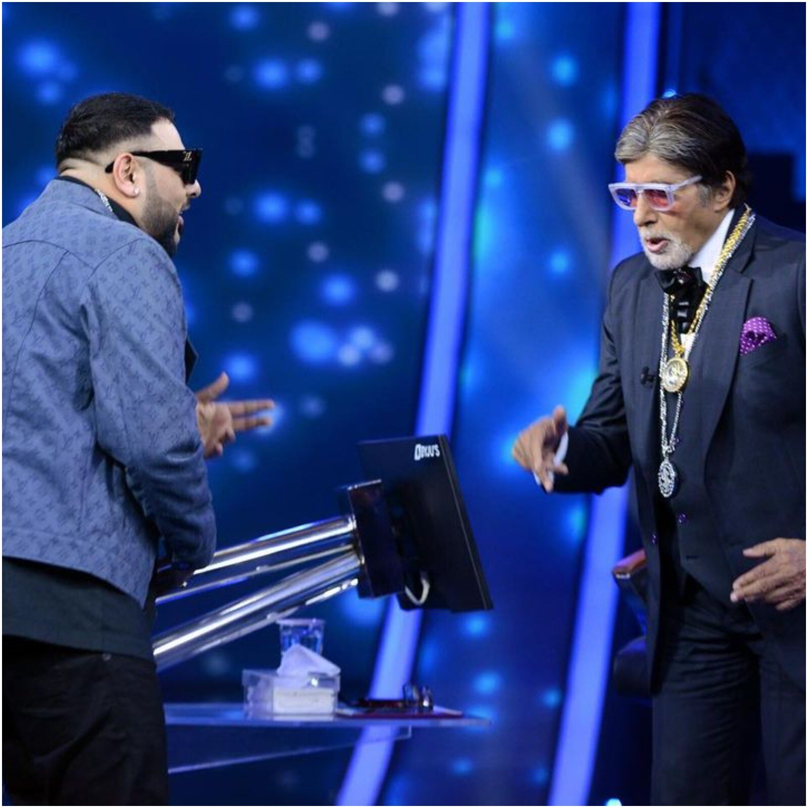 KBC 13, Amitabh Bachchan, Amitabh Bachchan become rapper, Badshah in KBC 13, Amitabh Bachchan Badshah, Kaun Banega Crorepati 13, Amitabh Bachchan Instagram, Amitabh Bachchan Photo, अमिताभ बच्चन रैप, केबीसी 13