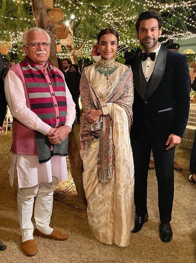 rajkummar rao patralekha reception pic