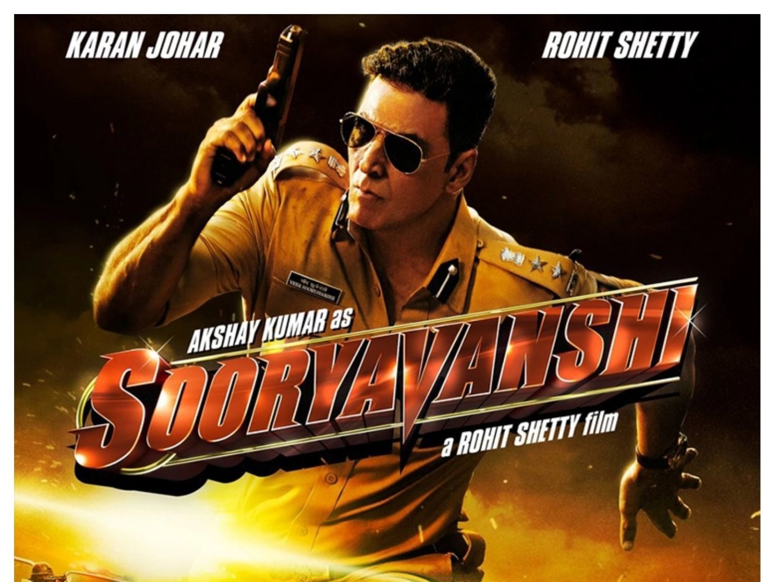 रोहित शेट्टी की फिल्म सूर्यवंशी जल्द नेटफ्लिक्स पर रिलीज होगी. (फिल्म पोस्टर)