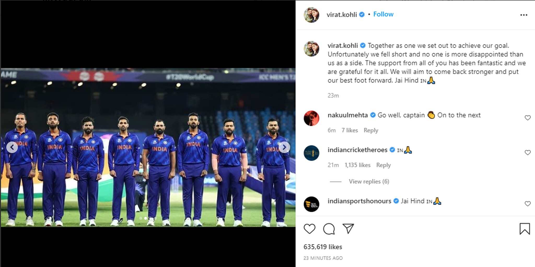 virat kohli instagram
