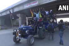 किसान आंदोलन खत्‍म होने के बाद घर लौट रहे किसान, देखें जश्‍न की तस्‍वीरें
