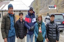 क्रिकेटर मोहम्मद शमी परिवार संग पहुंचे लाहौल, बर्फ के नजारों का लिया लुत्फ
