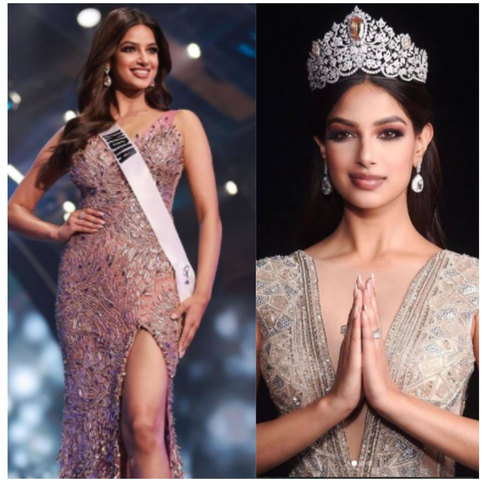 Harnaaz kaur sandhu won Miss Universe 2021