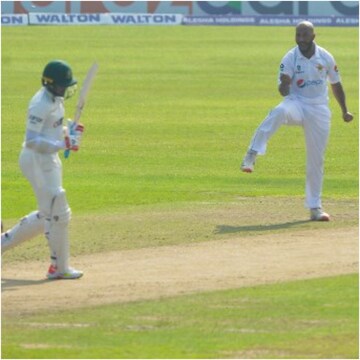 Bangladesh vs Pakistan Test Series: साजिद खान ने 8 विकेट झटके. (AFP)