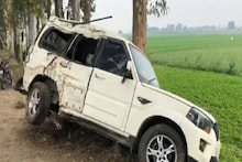 Haryana: करनाल में यूपी पुलिस की गाड़ी पेड़ से टकराई, एक जवान की मौत, 5 घायल