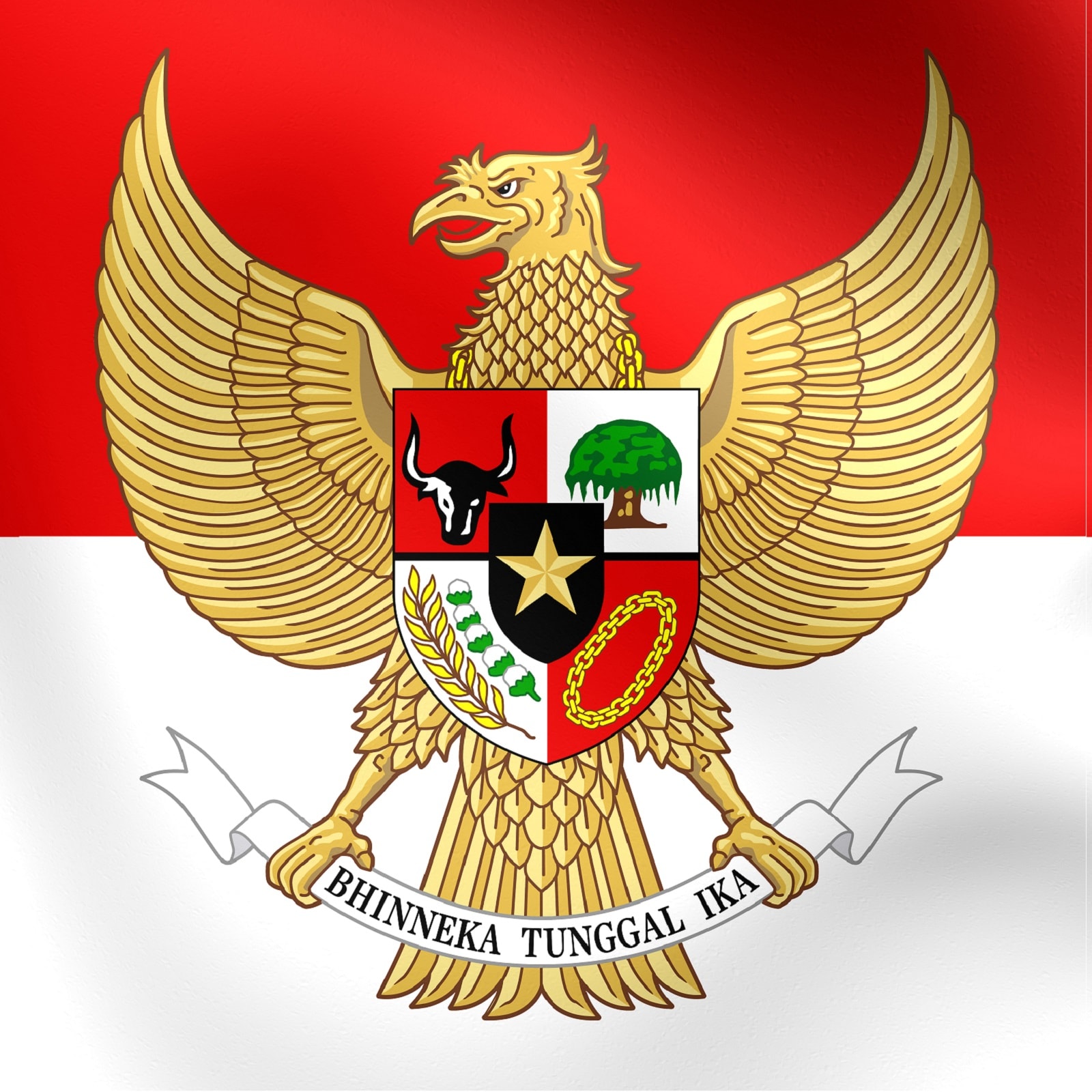 Bhinneka Tunggal Ika logo, National emblem of Indonesia Pancasila Garuda,  garuda, cdr, white, logo png | Klipartz