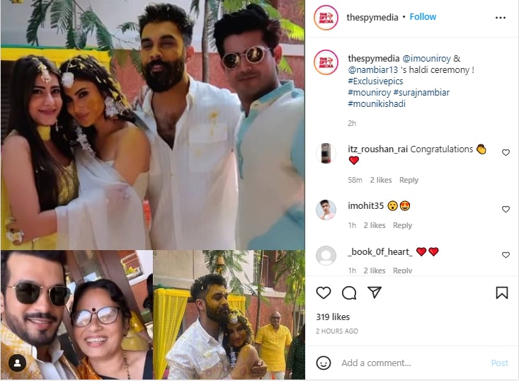 Mouni Roy, Mouni Roy Wedding, Mouni Roy Haldi and Mehndi Ceremony, Mouni Roy Haldi Ceremony, Mouni Roy Mehndi Ceremony