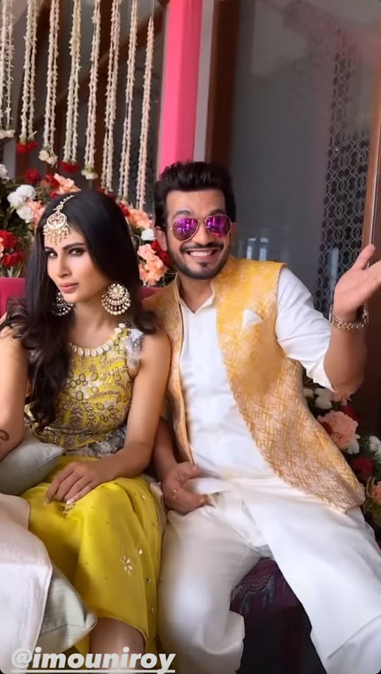 Mouni Roy, Mouni Roy Wedding, Mouni Roy Haldi and Mehndi Ceremony, Mouni Roy Haldi Ceremony, Mouni Roy Mehndi Ceremony