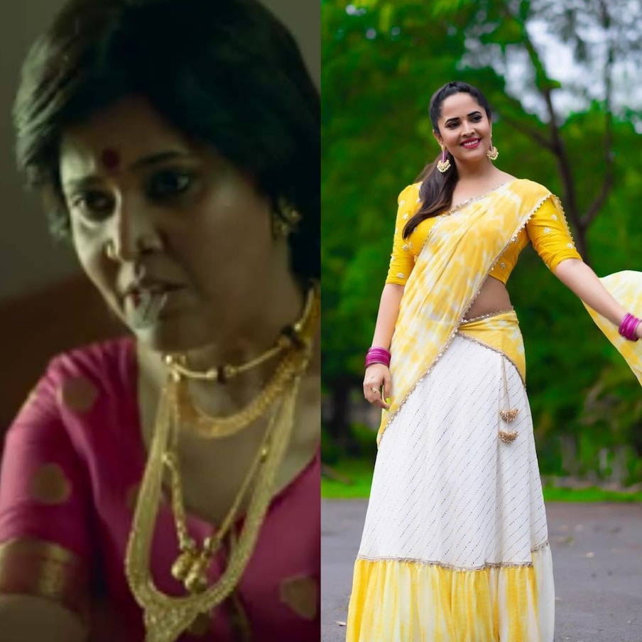  पुष्पा में जहां एक ओर डैशिंग अल्लू एक गांव वाले तस्कर के देसी गेटअप में दिखे तो वहीं अनसुआ (Anasuya Bharadwaj Role in Pushpa) एक खूखार महिला की भूमिका में दिखीं. चूंकि वे फिल्म में एक ऐसे खानदान से ताल्लुक रखती हैं जिसमें खून खराबा आम बात लिहाजा बाद में अपने भाई की मौत का बदला लेने के लिए पति को मौत के घाट उतार देती हैं.