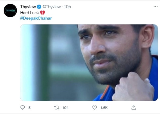 The loss brought tears to his eyes, whose photo is becoming quite viral on social media.